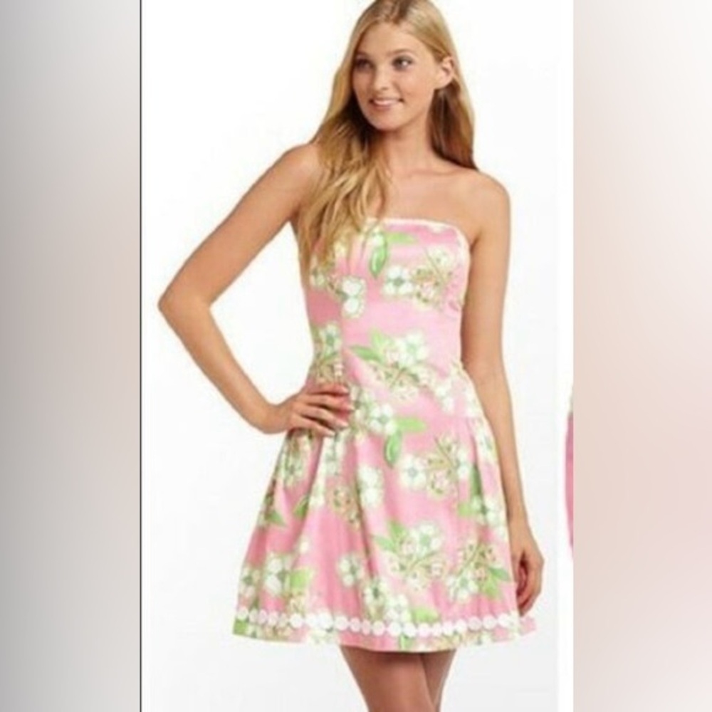 Lilly Pulitzer Jordan Dress Pretty Pink Tootie 00